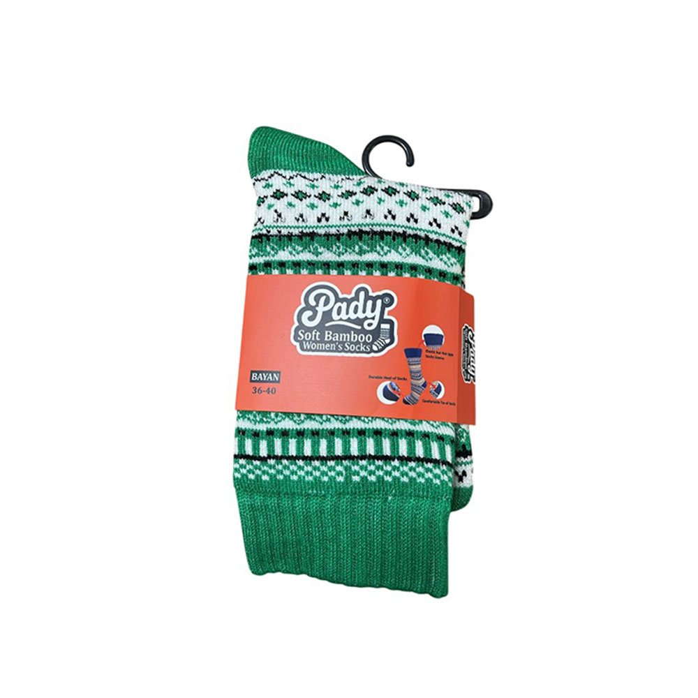 Pady Kadın Kışlık Çorap - Yeşil