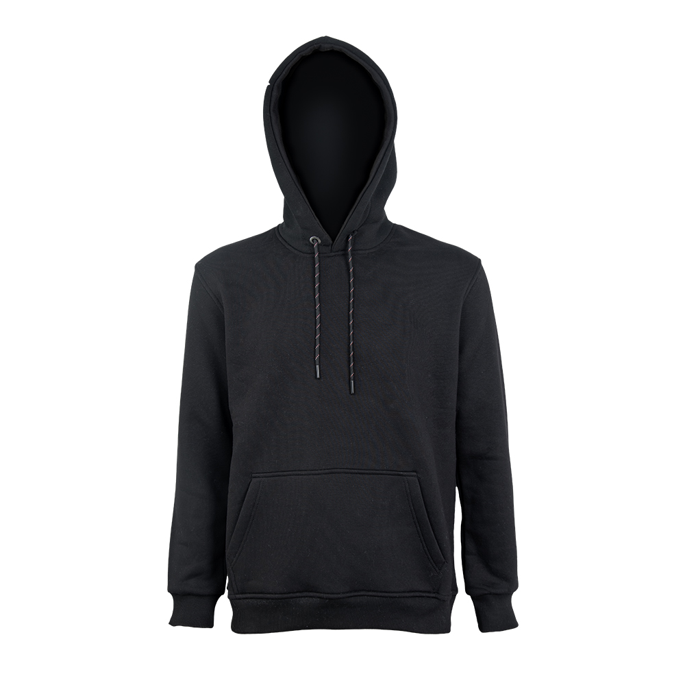 Fiel Yetişkin Kapüşonlu Şardonlu Sweatshirt Siyah