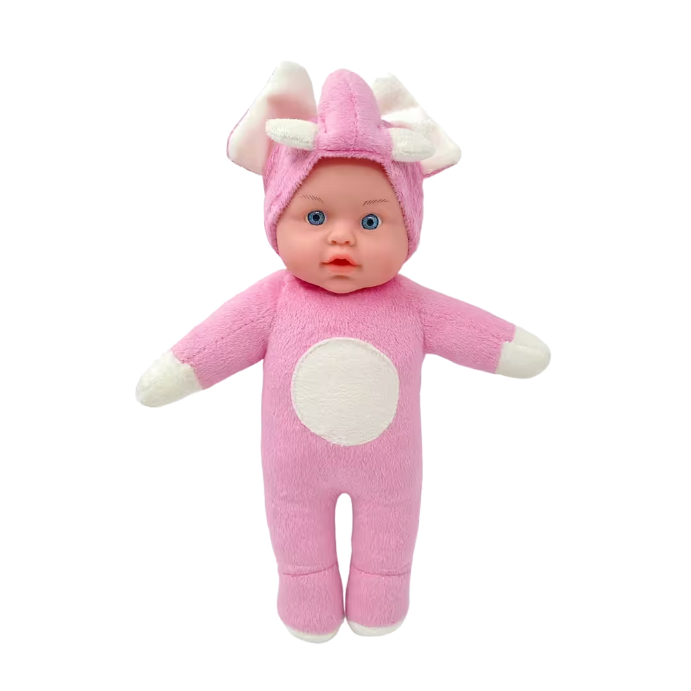 Global Toys Robin Fil Kafalı Bebek Pembe