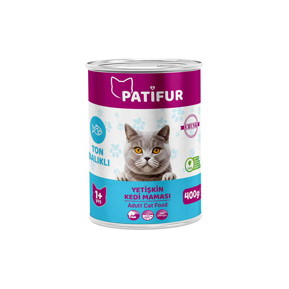 Patifur Ton Balıklı Yetişkin Kedi Maması 400 Gr