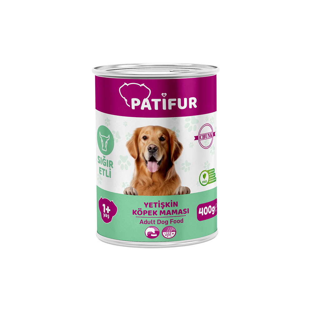 Patifur Sığır Etli Yetişkin Köpek Maması 400 Gr