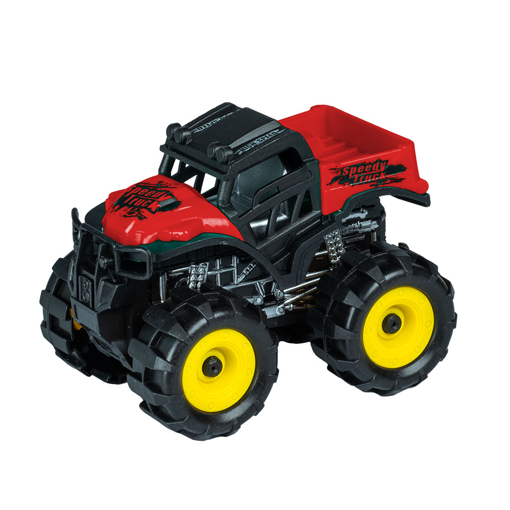 Wiggly Sürtmeli Monster Truck 14 Cm – Kırmızı