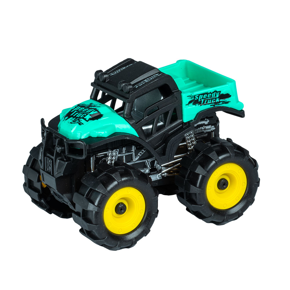 Wiggly Sürtmeli Monster Truck 14 cm – Turkuaz