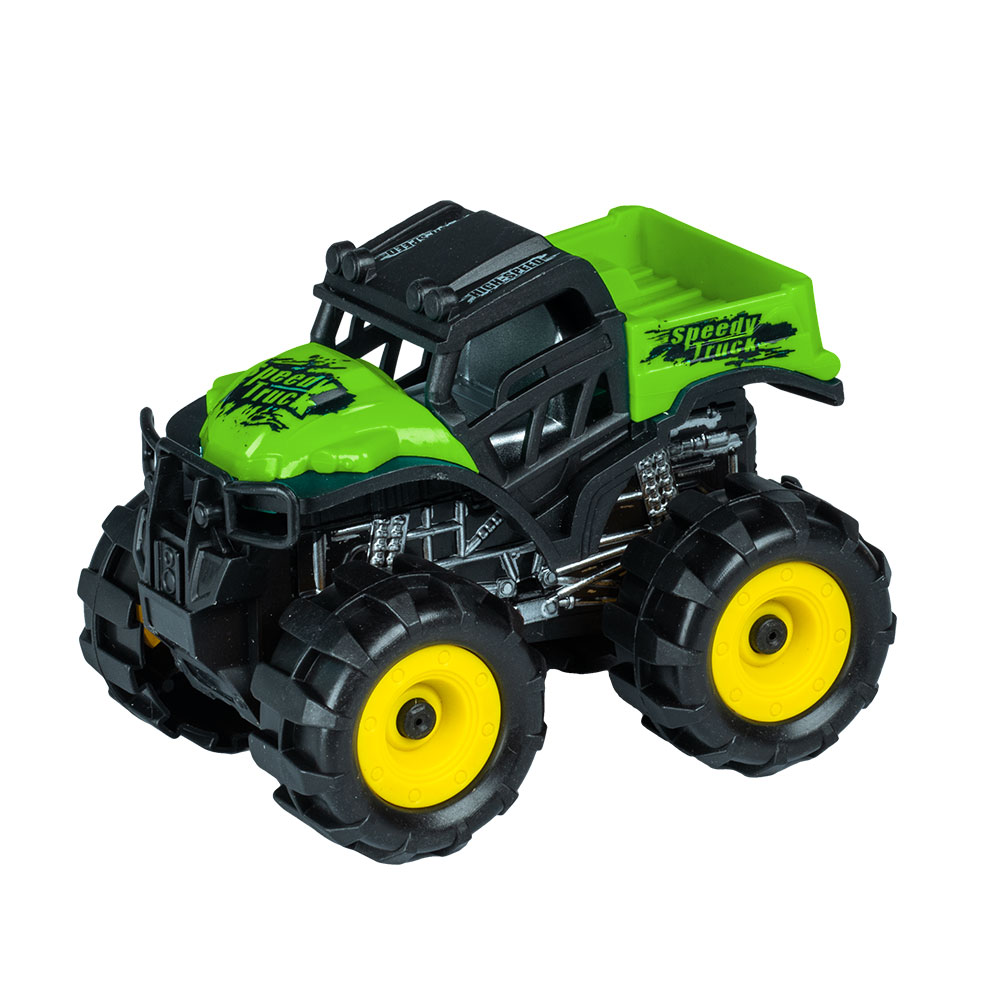Wiggly Sürtmeli Monster Truck 14 Cm – Yeşil