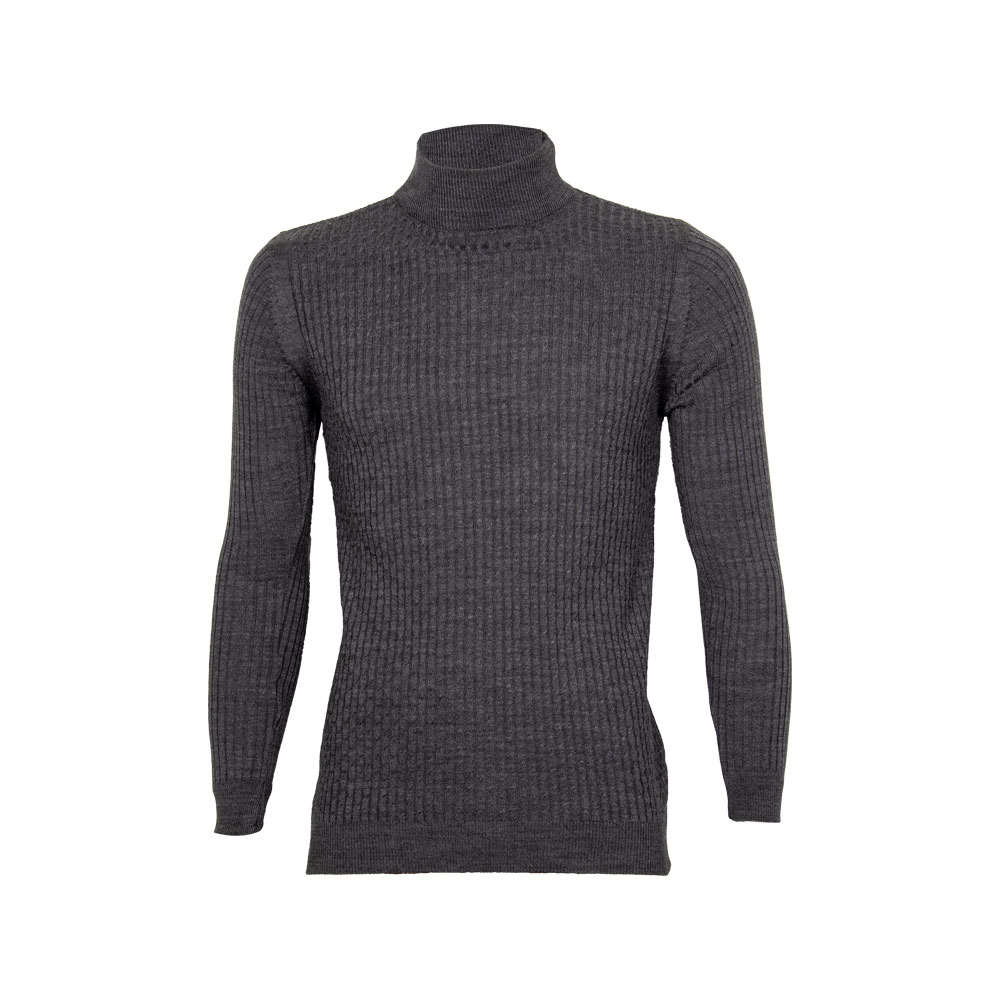 Enes Collection Erkek Boğazlı Kazak Gri