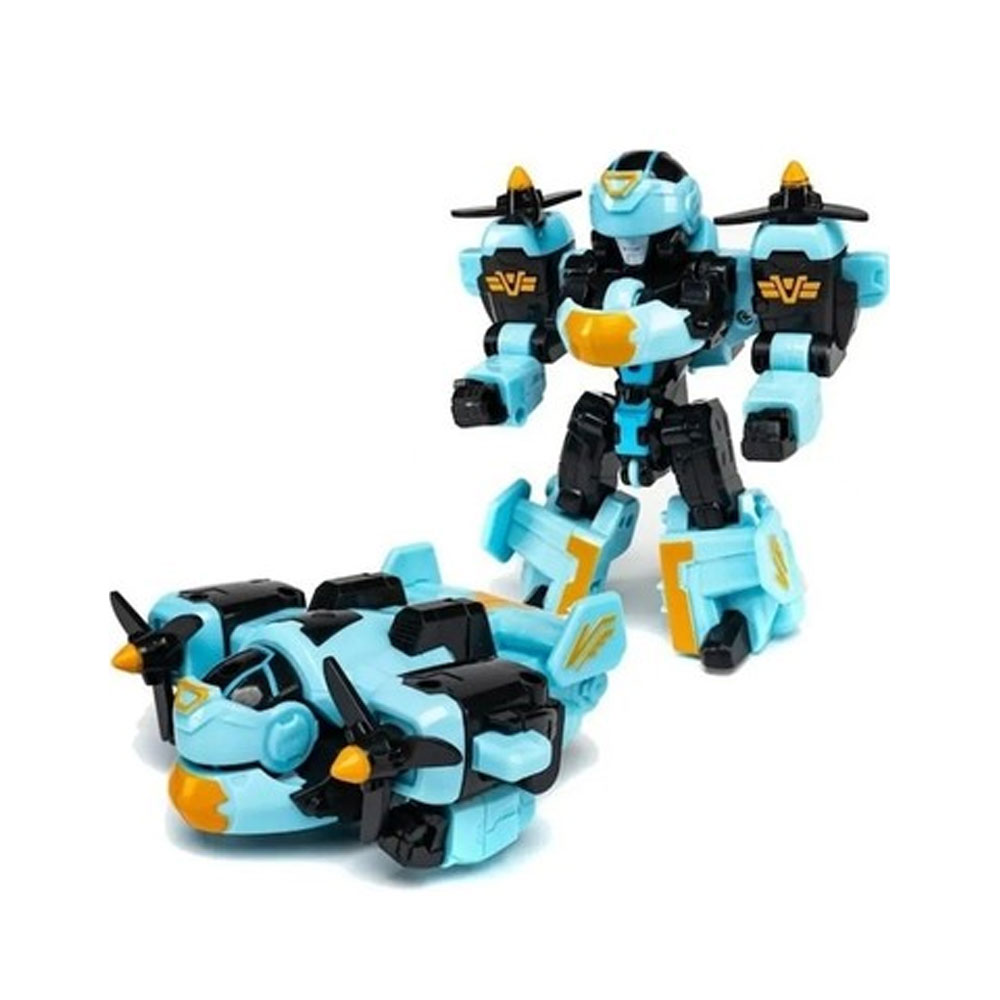 Wiggly Dönüşen Robot Uçak – Mavi