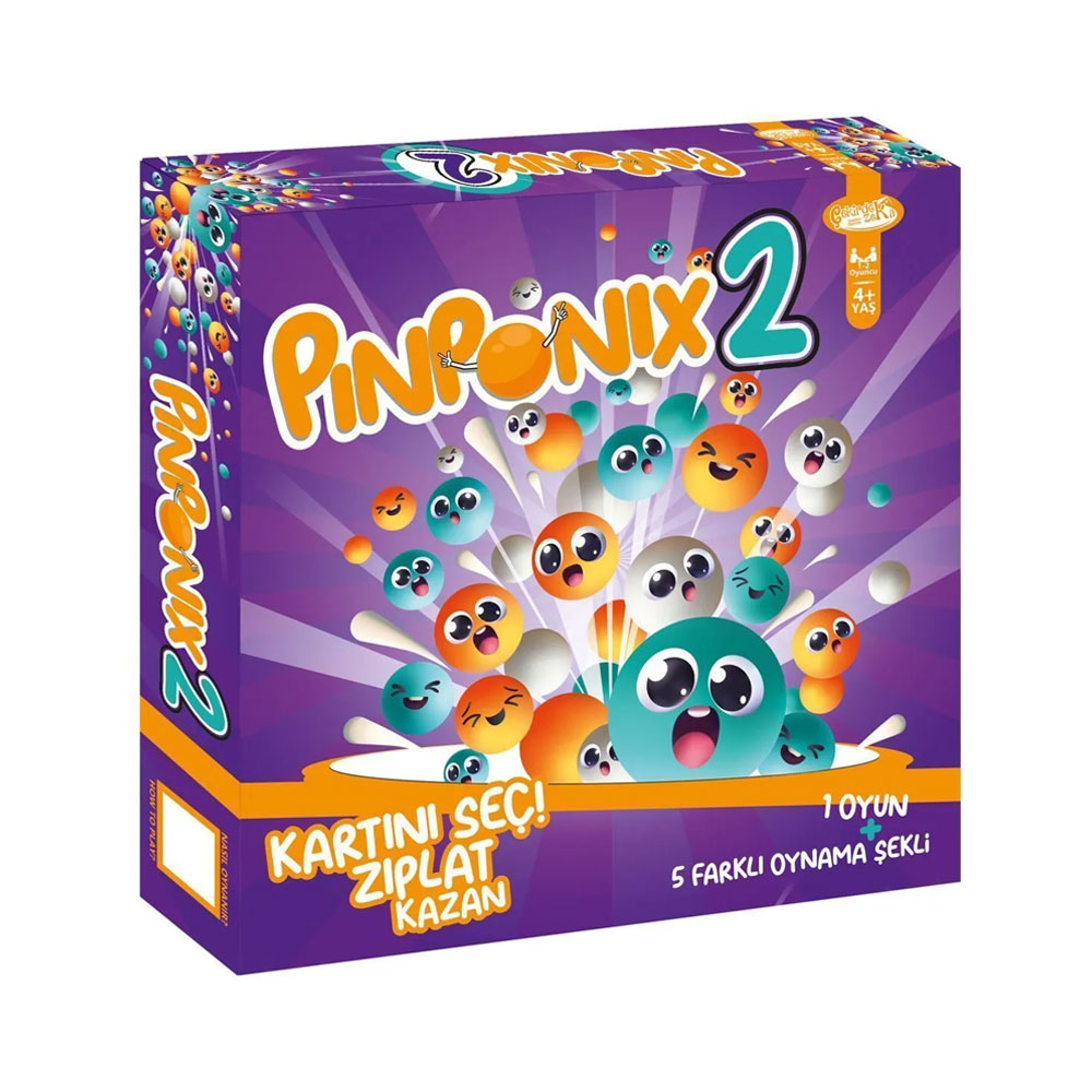 Pinponix 2 Eğlenceli Aile Çocuk Kutu Oyunu