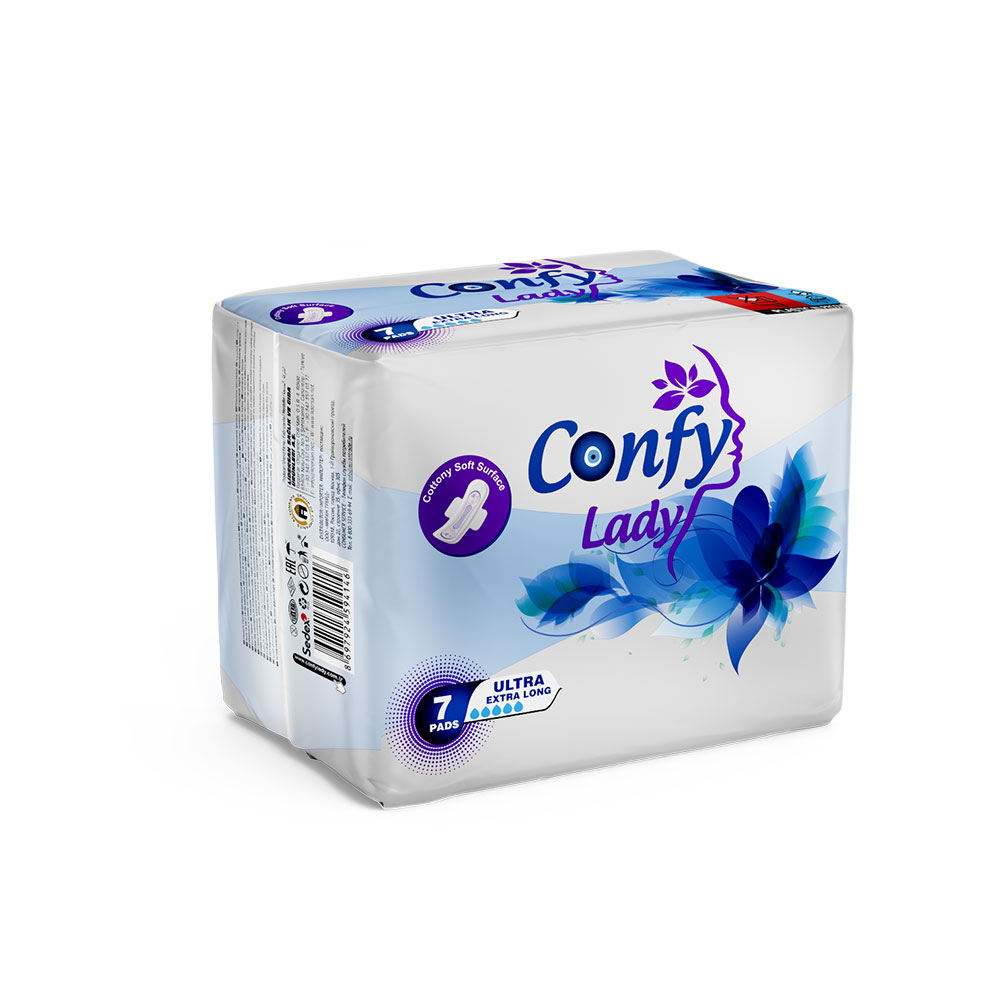 Confy Lady Ultra Gece Hijyenik Ped 7'li