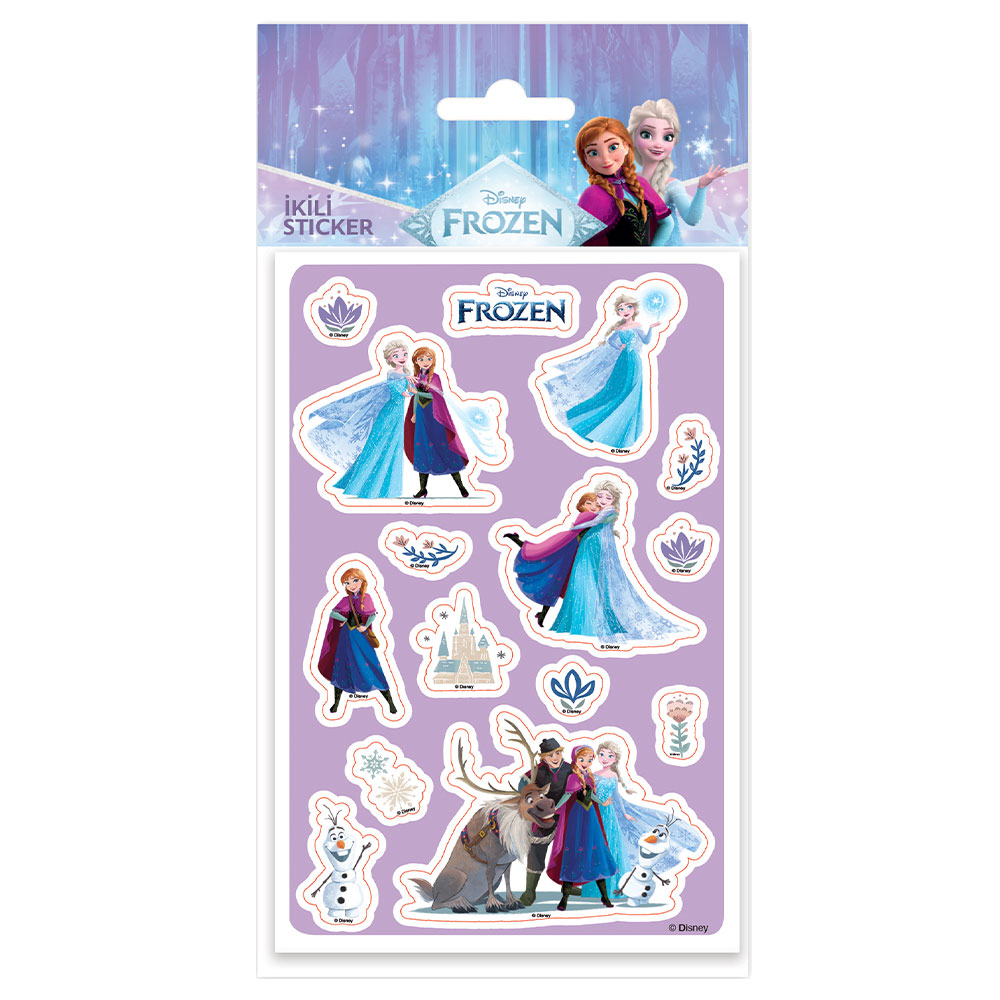 Keskin Color Frozen İkili Sticker Asorti