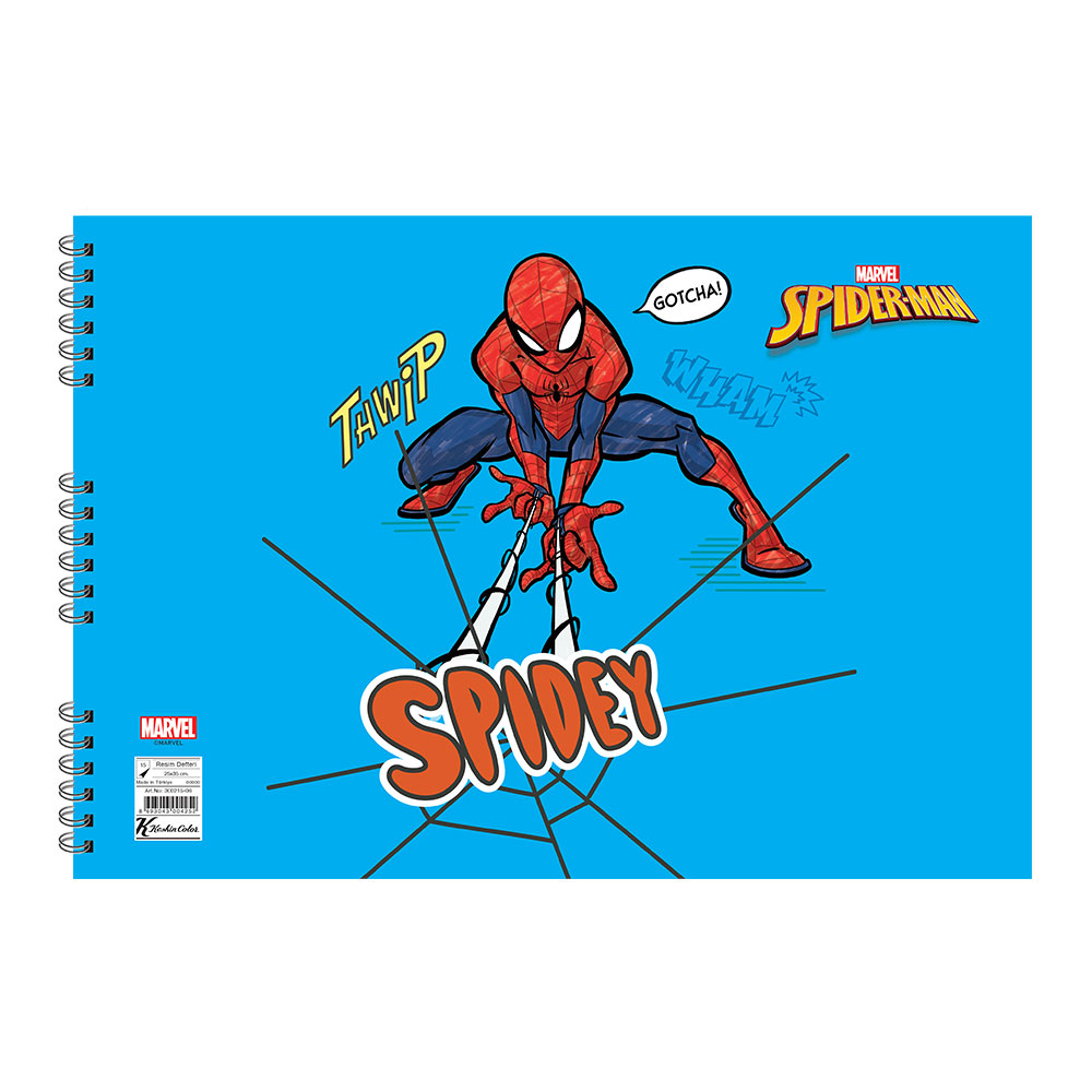 Keskin Color Spiderman Resim Defteri 25x35 Cm Asorti