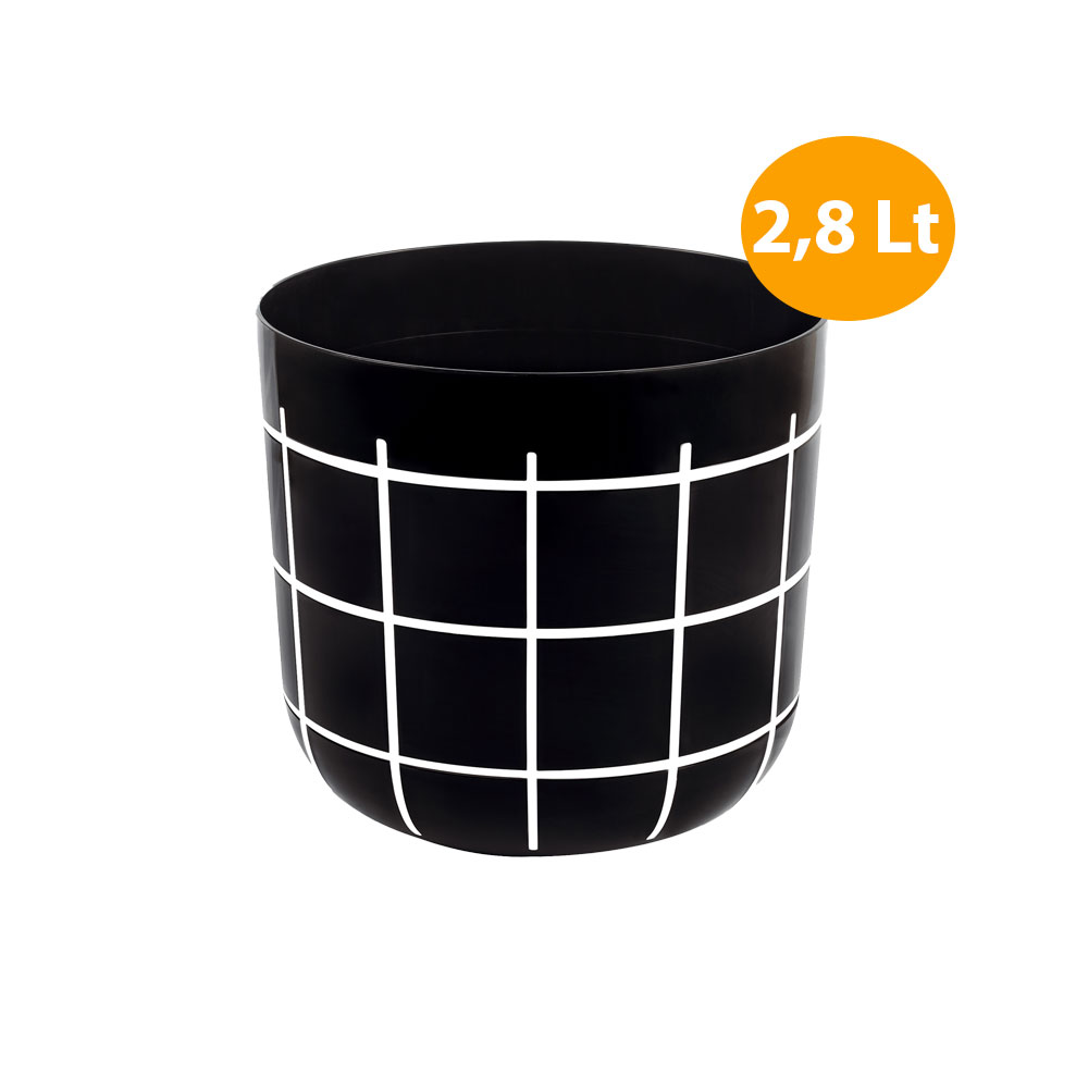 Karasu Karo Saksı No:2 - Siyah