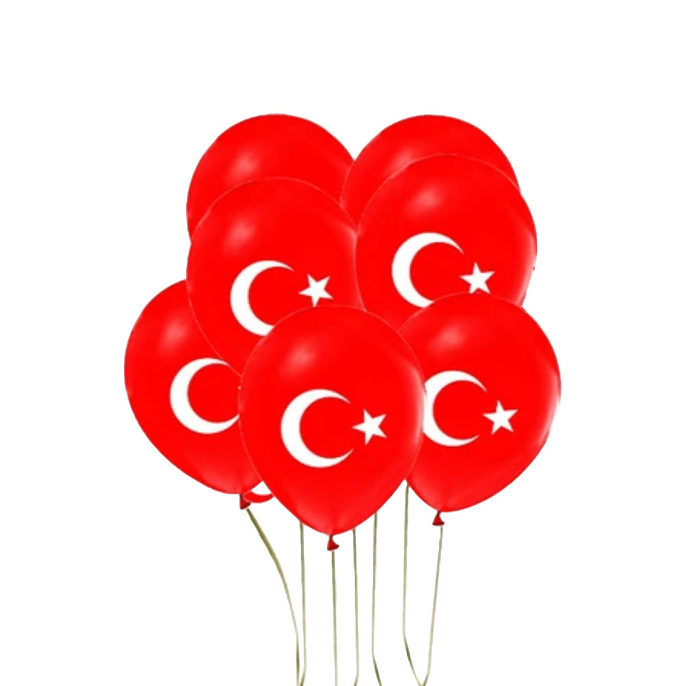 Snc Baloon Bayrak Temalı Balon 10'lu