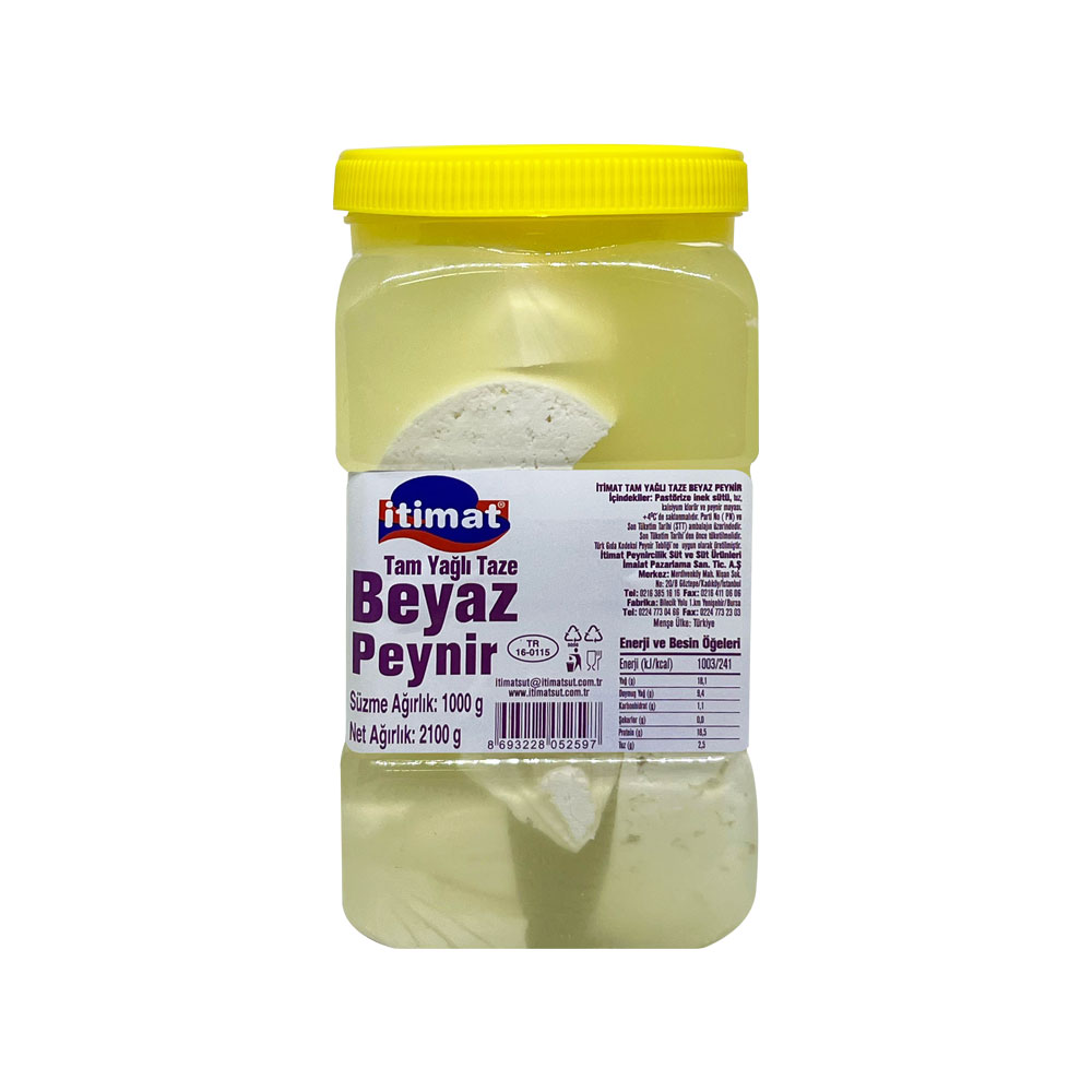 İtimat Tam Yağlı Taze Beyaz Peynir 2100 Gr