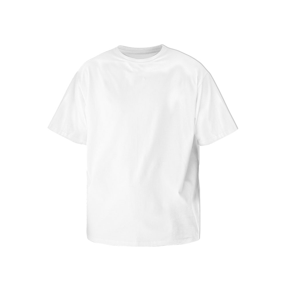 Cotton Nice Erkek Sıfır Yaka Tişört - Beyaz