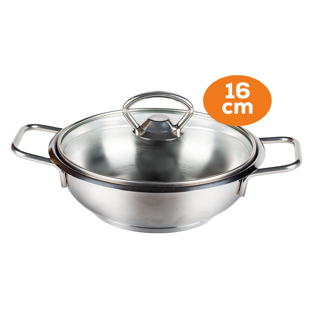 Royal Song Mini Basık Tencere 16 Cm