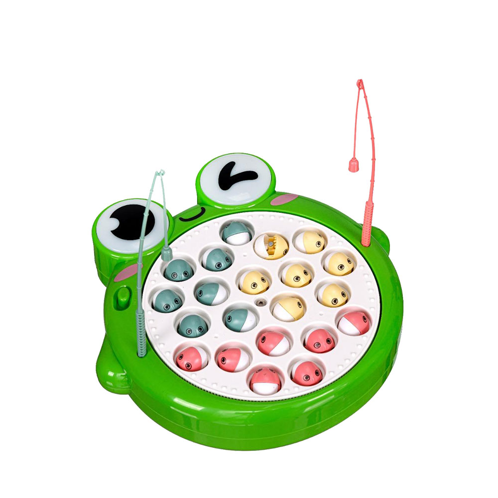 Zey Toys Kurbağa Tasarımlı Oltalı Balık Yakalama Oyun Seti