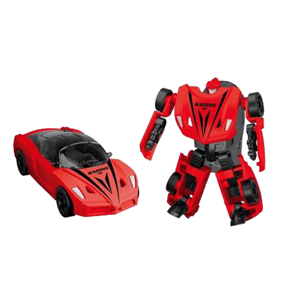 Şimşek Oyuncak Dönüşebilen Robot - Kırmızı