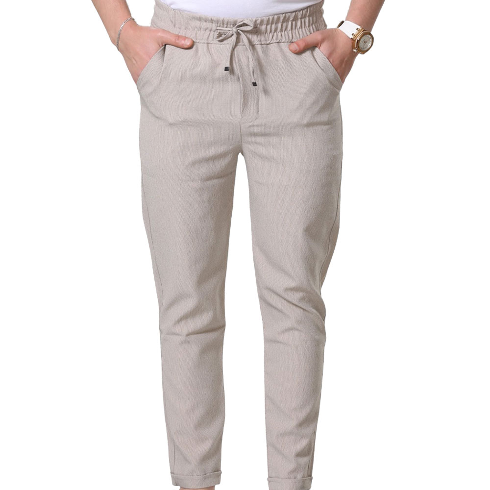 Pilinq Erkek Gofre Pantolon - Bej