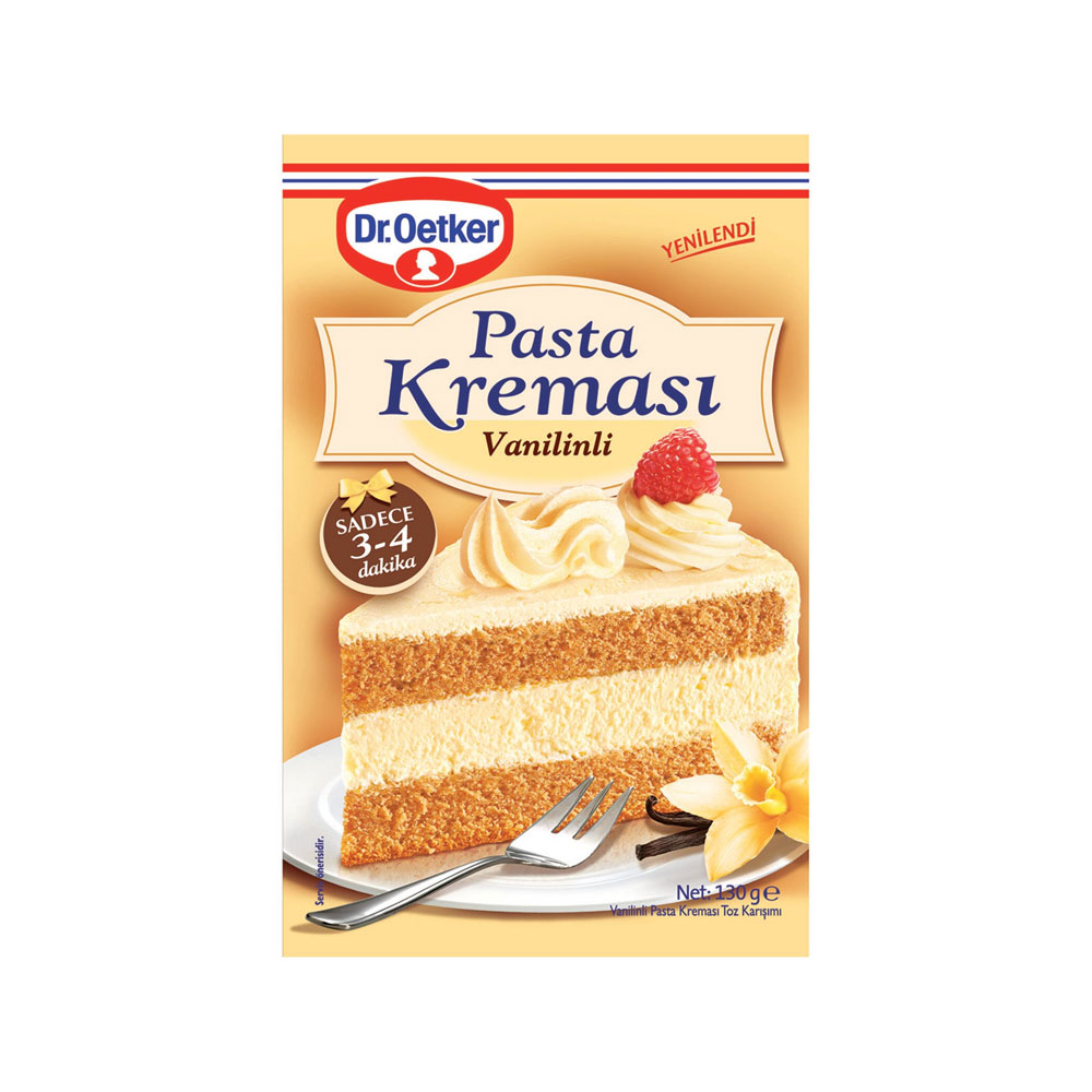 Dr.Oetker Vanilinli Pasta Kreması 130 Gr