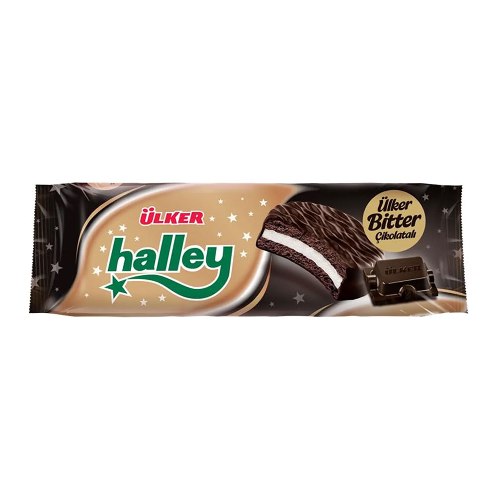 Ülker Halley Bitter Çikolata Kaplamalı 210 Gr