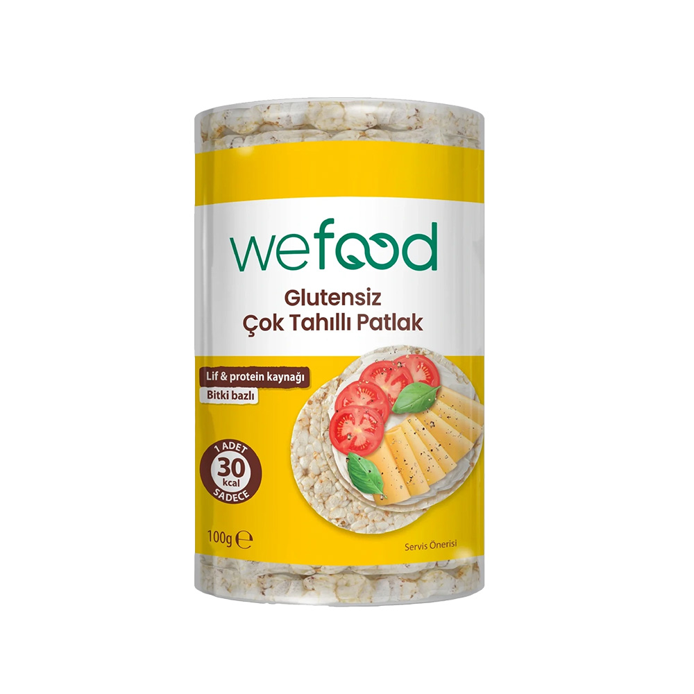 Wefood Glutensiz Tahıllı Patlak 100G