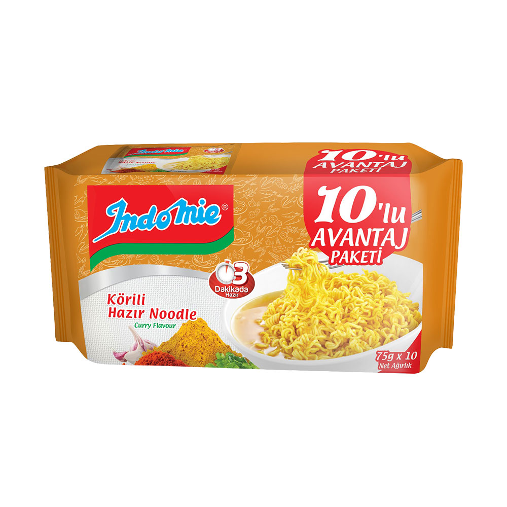 Indomie Noodle Körili 10X75G