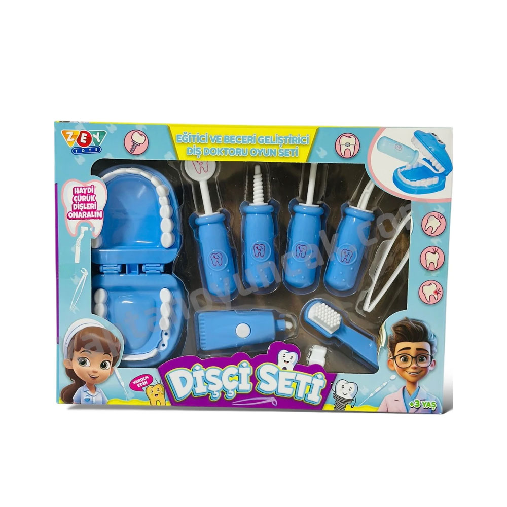 Zey Toys Dişçi Seti - Mavi
