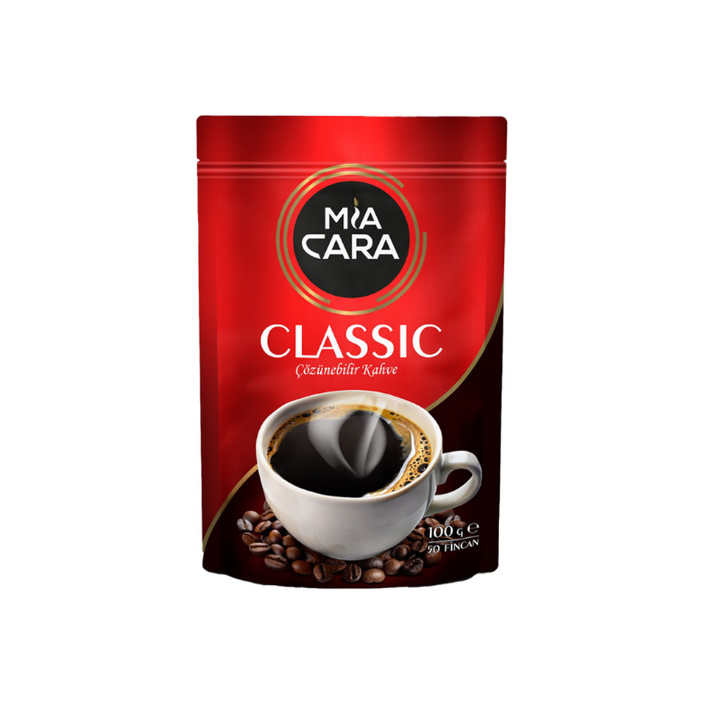 Mia Cara Çözünebilir Kahve Classic 100 Gr
