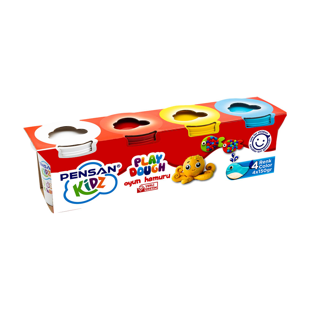 Pensan 4 Renk Oyun Hamuru 600 Gr