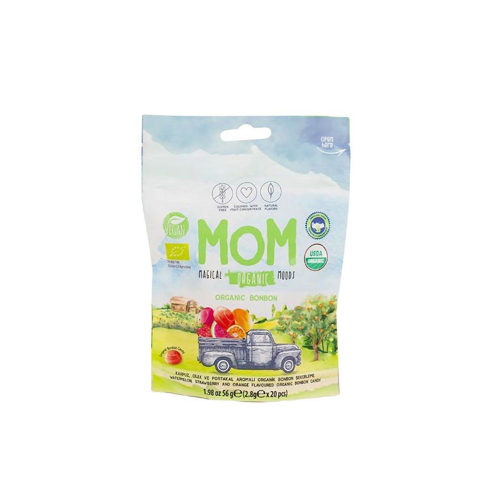 Mom Organik Bonibon Şeker 56G