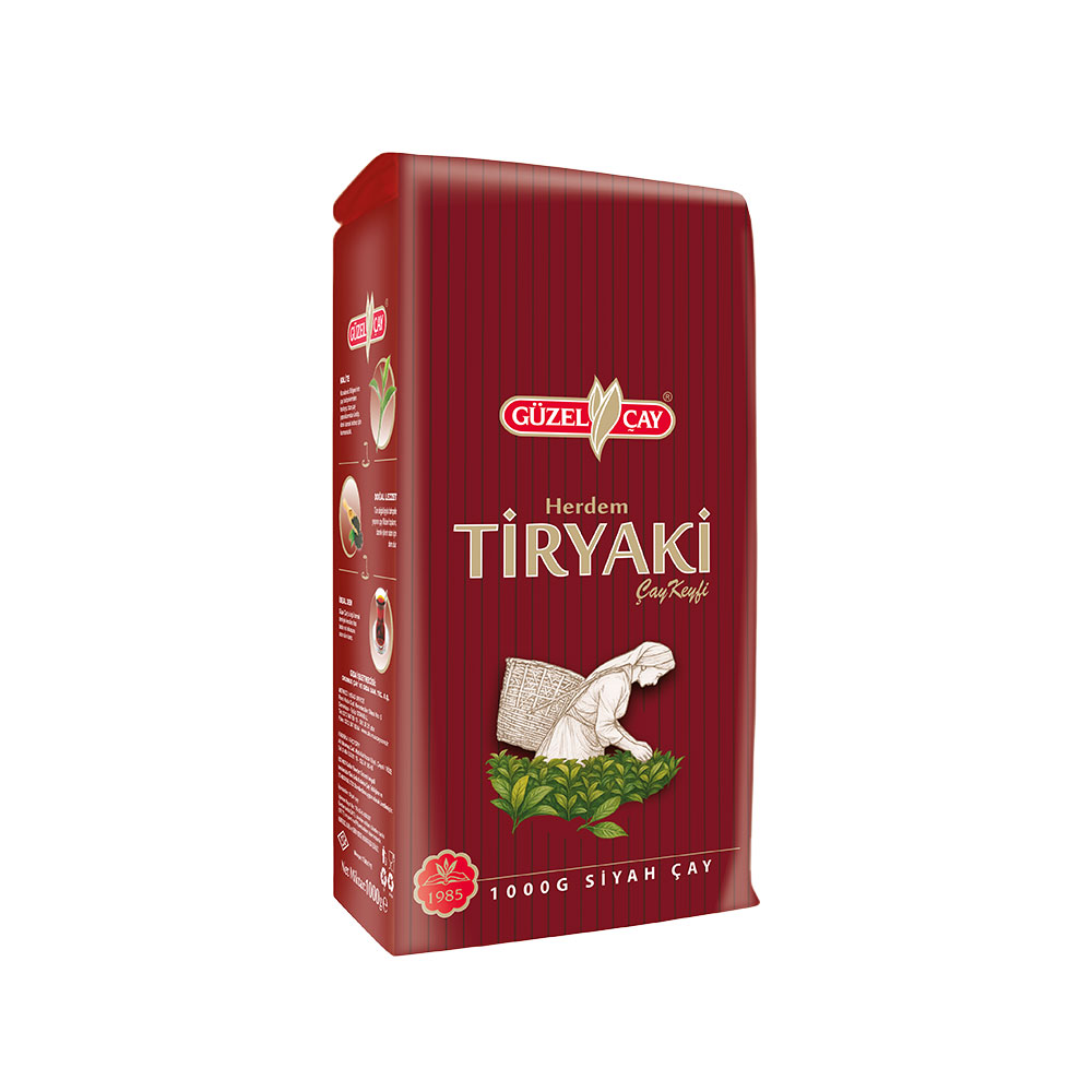 Güzelçay Herdem Tiryaki Siyah Çay 1000G