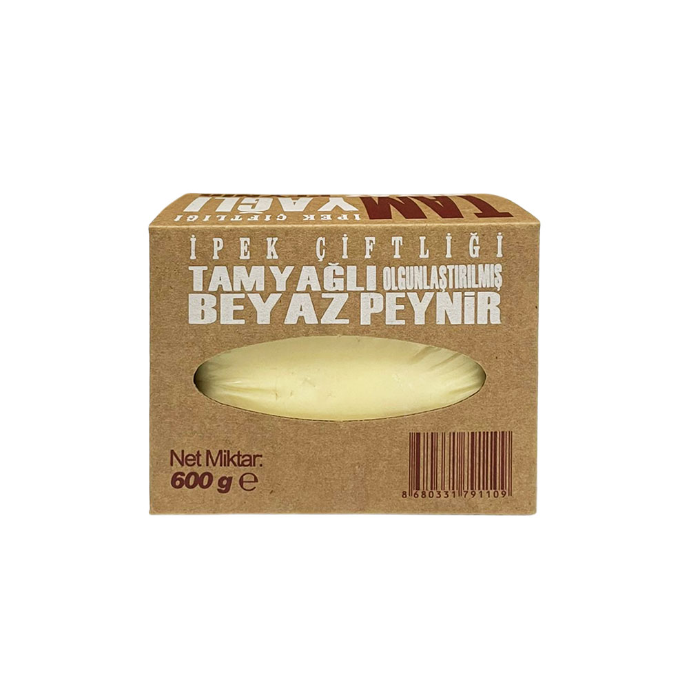 İpek Çiftliği Tam Yağlı Olgunlaştırılmış Beyaz Peynir 600G