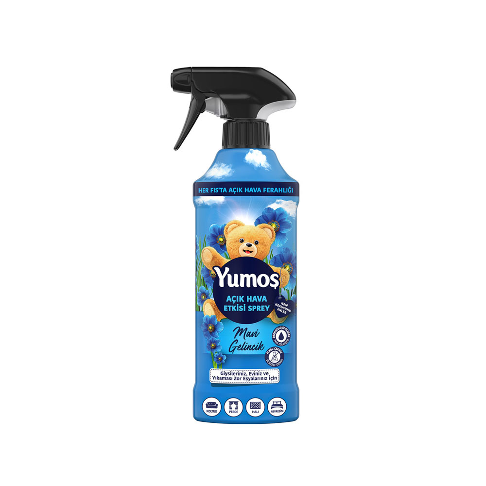 Yumoş Açık Hava Etkisi Sprey Mavi Gelincik 430 Ml