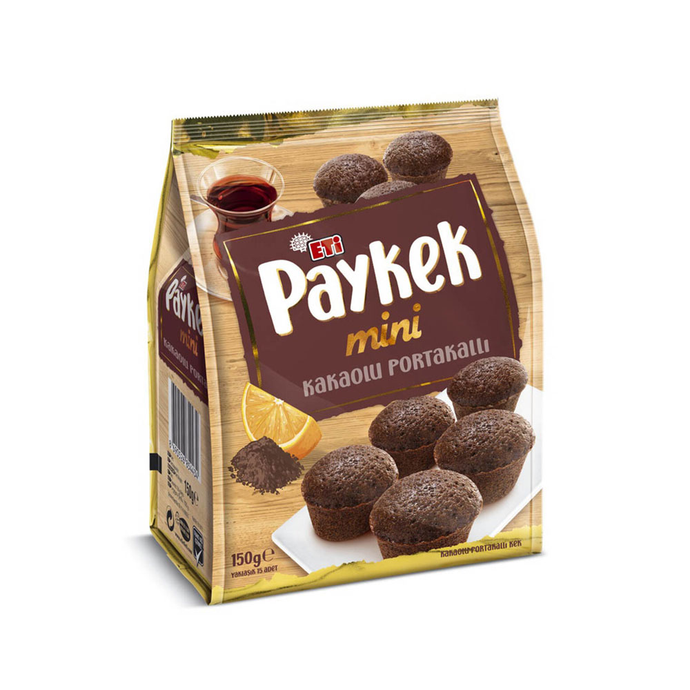 Eti Paykek Mini Kakaolu Portakal 150 Gr