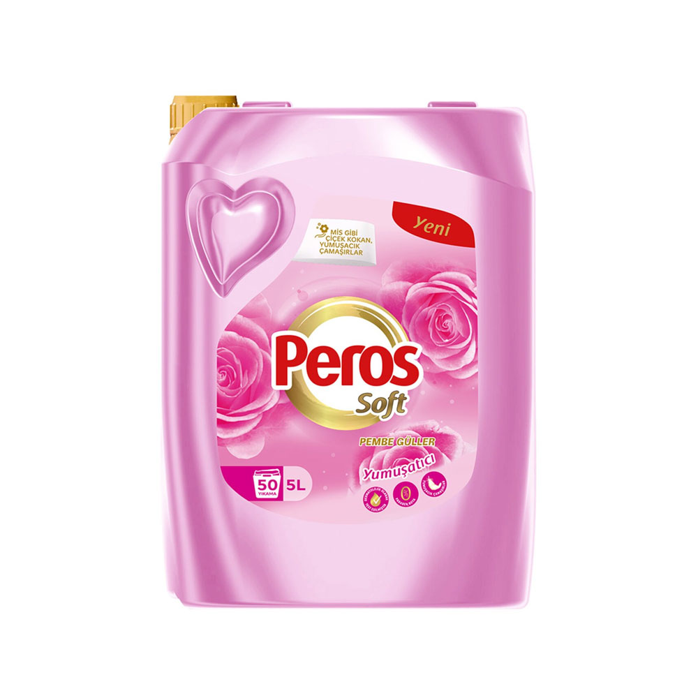 Peros Soft Pembe Güller Yumuşatıcı 5 L
