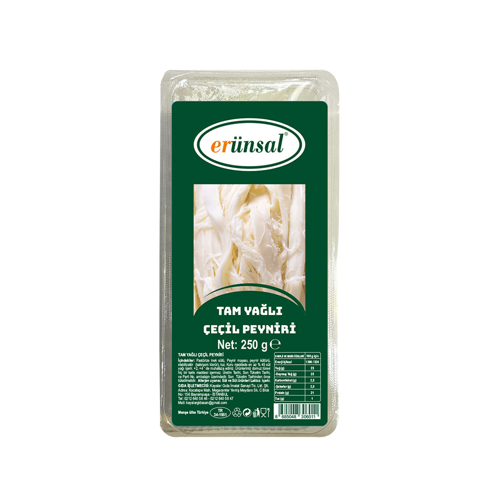 Erünsal Çeçil Peynir 250G