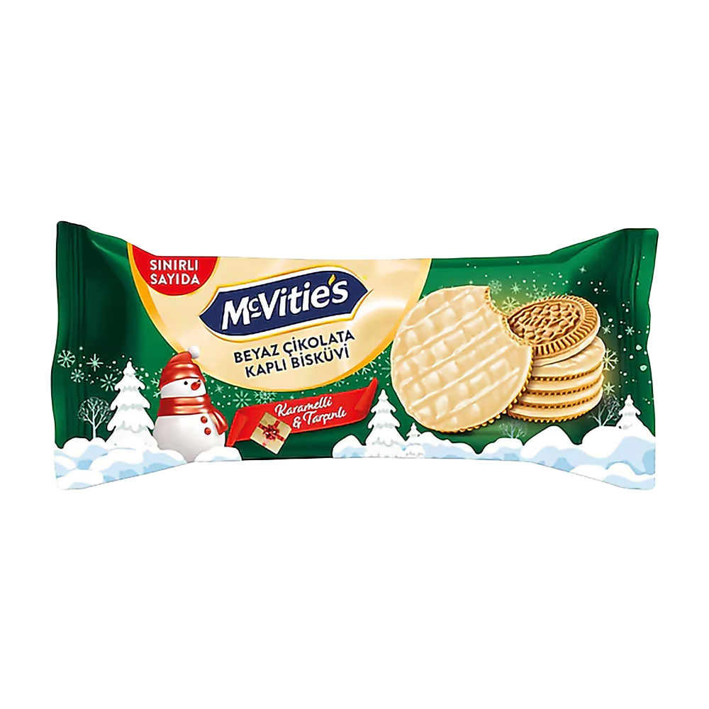 McVitie's Beyaz Çikolata Kaplı Karamelli Bisküvi 91 G