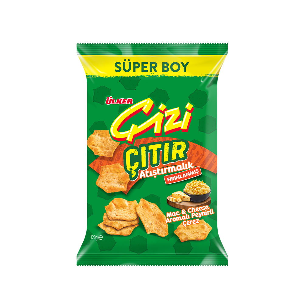 Ülker Çizi Çıtır Mac&Cheese Kraker 120G