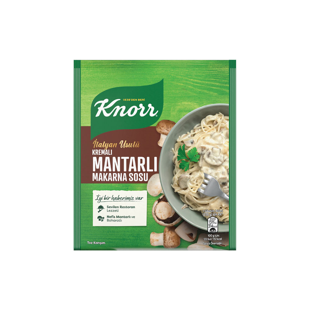 Knorr Mantarlı Makarna Sosu 50G