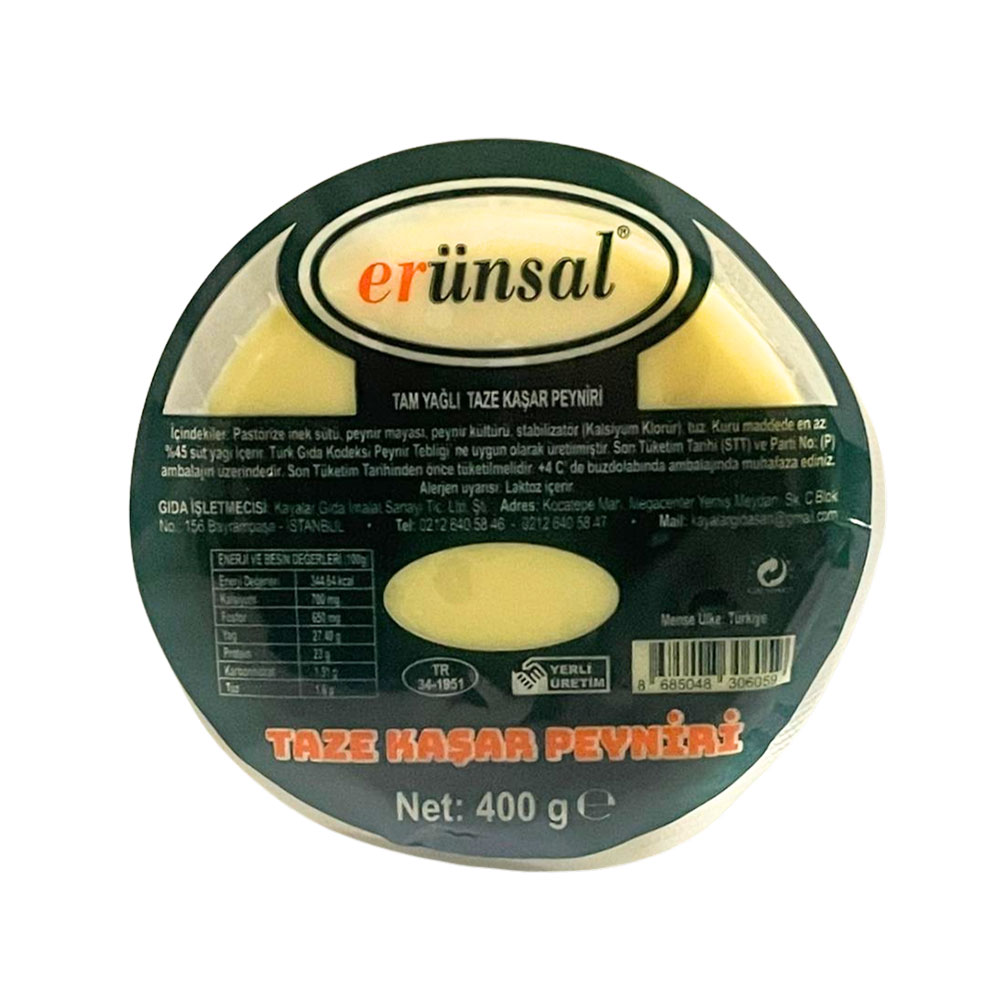 Erünsal Kaşar Peynir 400G