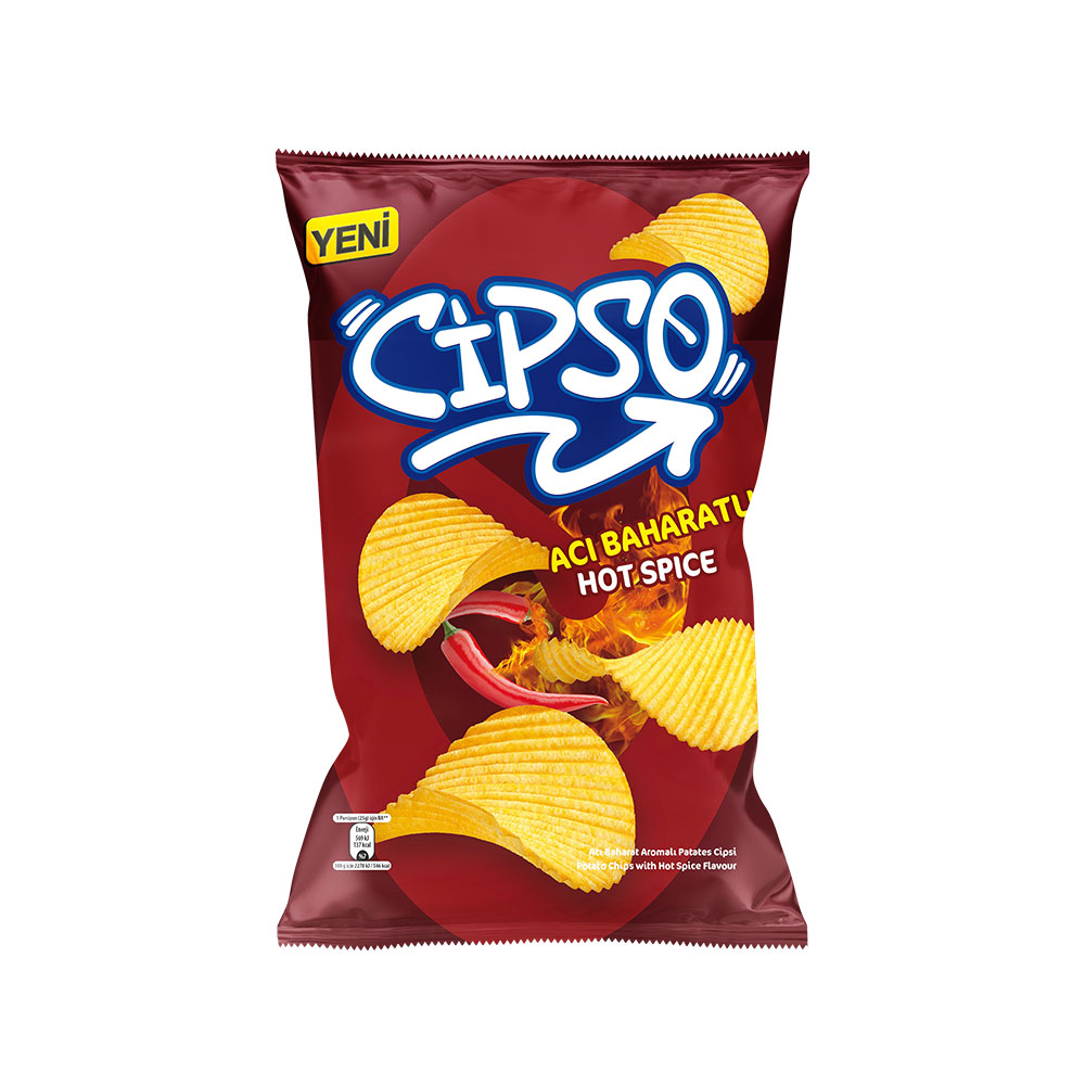 Cipso Acı Baharatlı Patates Cipsi 104G