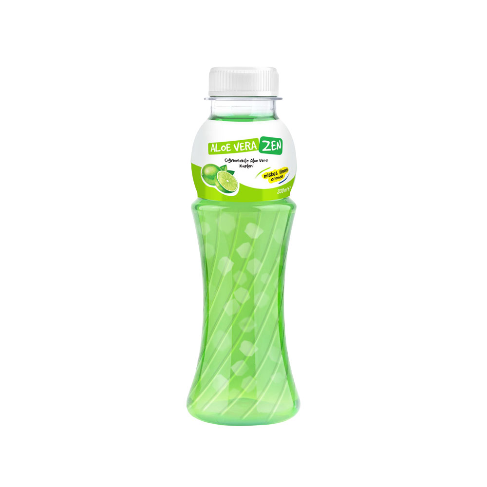 Zen Misket Limon Aromalı Aleo Vera Küplü İçecek 400Ml