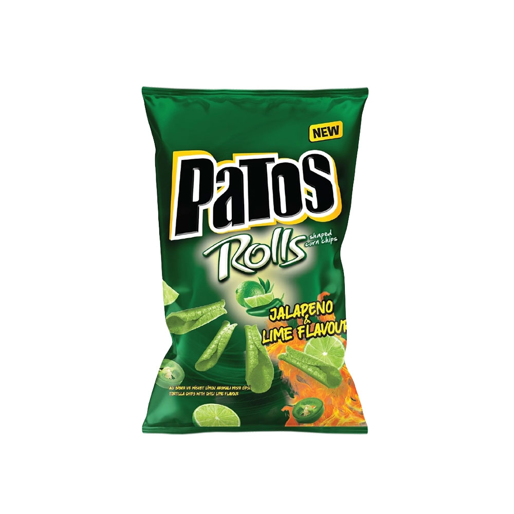 Patos Rolls Jalapeno Lime Flavour135 G