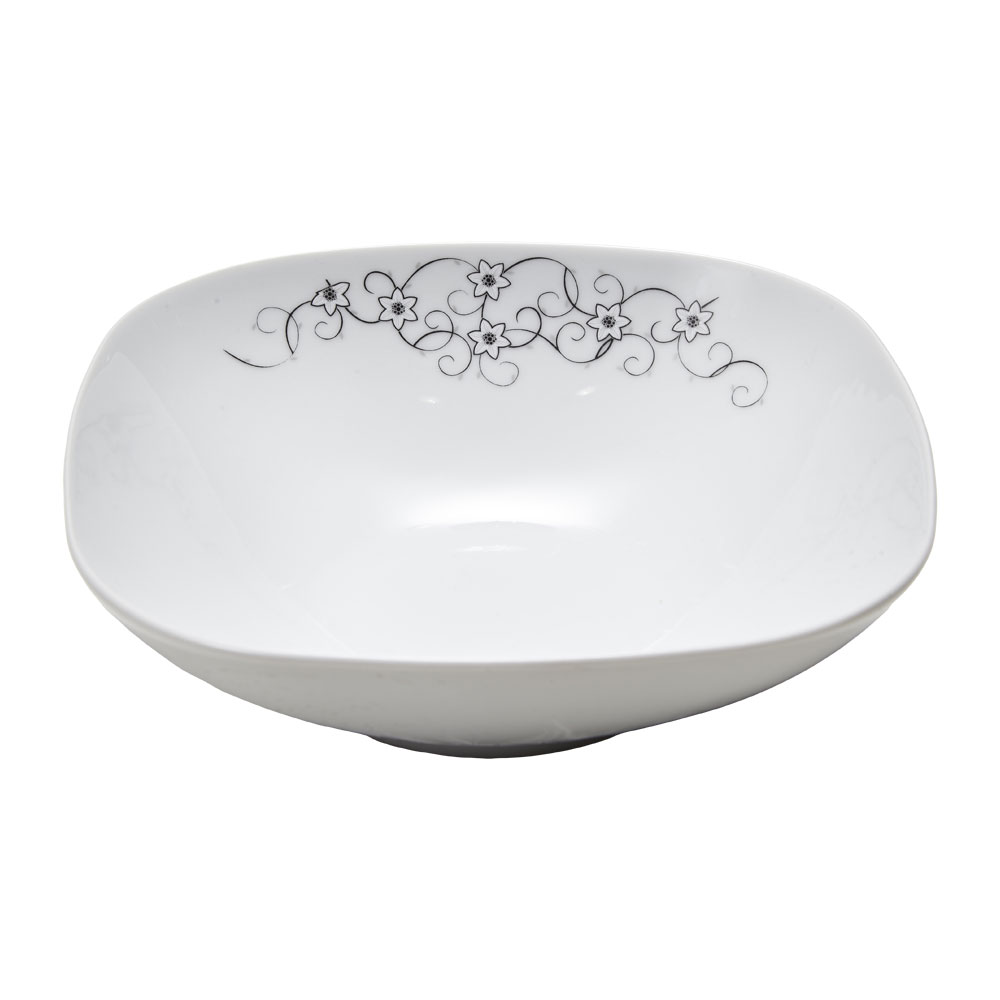 Güral Porselen Desenli Bol Kase 20 Cm - Model 2