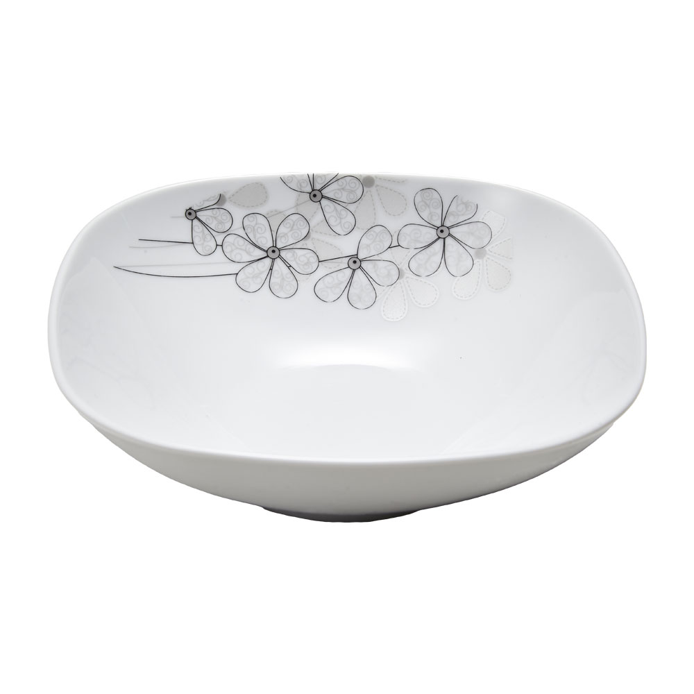 Güral Porselen Desenli Bol Kase 20 Cm - Model 3