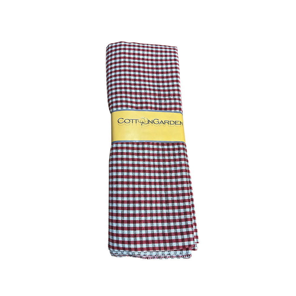 Cotton Garden Sofra Bezi 170x170 Kırmızı