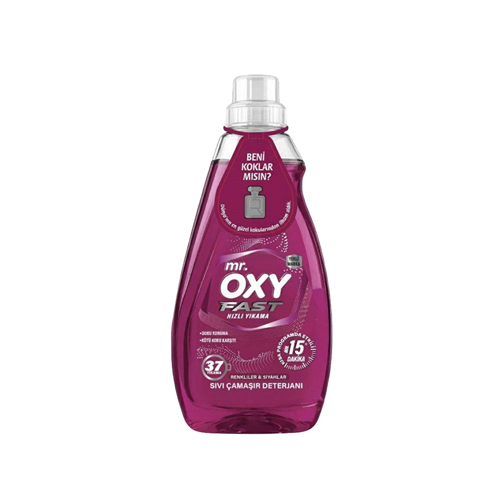 Mr. Oxy Renkliler ve Siyahlar Sıvı Çamaşır Deterjanı 1480Ml