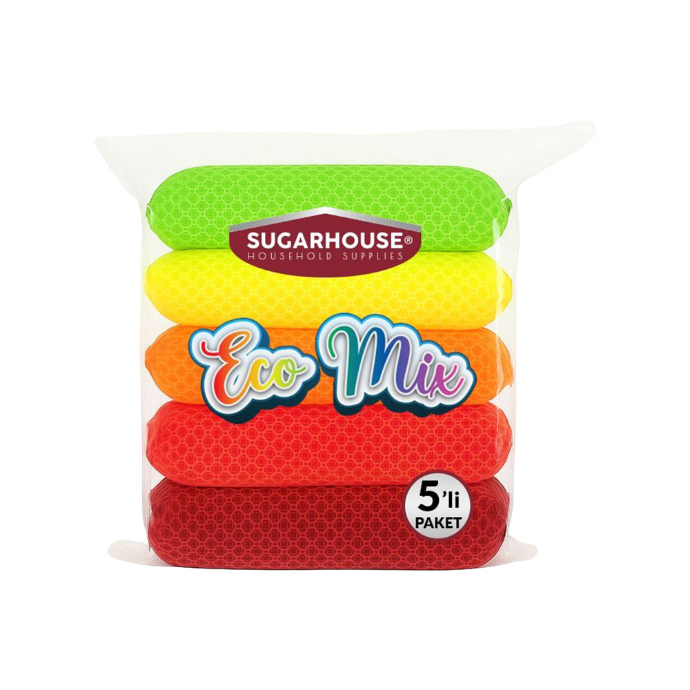 Sugar House Ecomix Bulaşık Süngeri 5'li