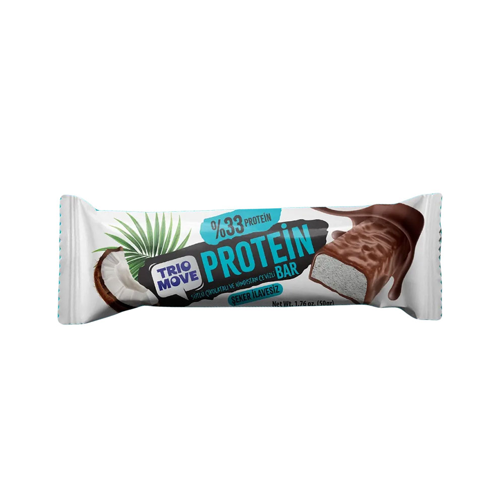 Trio Move Hindistan Cevizli Çikolatalı Protein Bar 50G