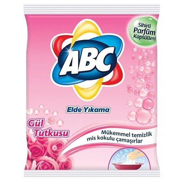 Abc Toz Deterjan Elde Yıkama Gül Tutkusu 600 Gr